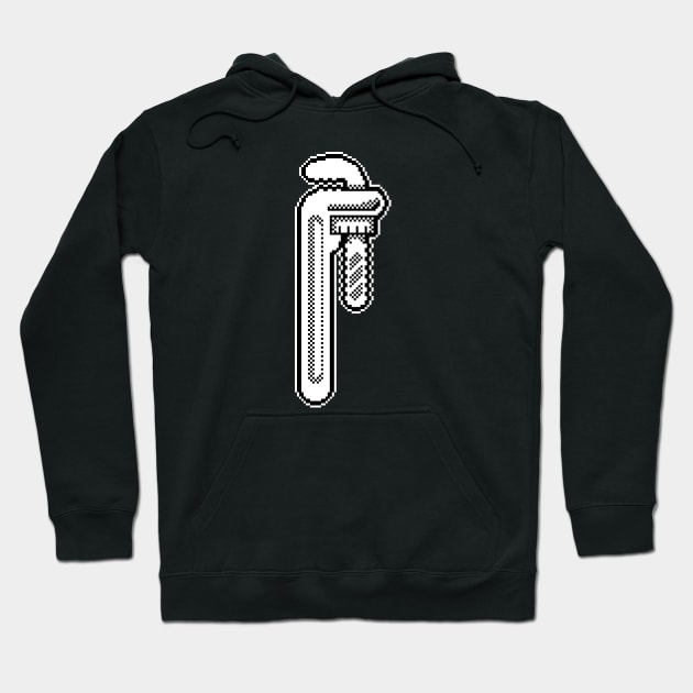 vertical wrench - 1bit pixel art Hoodie by pixel eats sugar